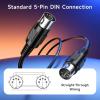 imageCable Matters 2Pack 5 Pin DIN MIDI Cable 5 Pin MIDI Cable  6 Feet10 ft