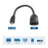 imageCable Matters 2Pack 8K60Hz  4K240Hz Micro HDMI to HDMI Adapter  6 Inches with HDMI21 ampamp HDR Support for Raspberry Pi 4 RPI4 Raspberry Pi 5 RPI5