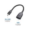 imageCable Matters 2Pack 8K60Hz  4K240Hz Micro HDMI to HDMI Adapter  6 Inches with HDMI21 ampamp HDR Support for Raspberry Pi 4 RPI4 Raspberry Pi 5 RPI5