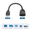 imageCable Matters 2Pack 8K60Hz  4K240Hz Mini HDMI to HDMI Adapter  6 Inches with HDR Support for Raspberry Pi Zero and More