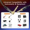 imageCable Matters 2Pack Braided 14 Inch TS Right Angle Electric Guitar Cable  6ft Straight to Right Angle Guitar Cord Instrument Cable for ElectricGuitar Bass AMP Mixer Equalizer6 ft