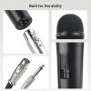 imageCable Matters 2Pack Cardioid Dynamic Vocal Microphones with 15 ft Cable 635mm Wired Microphone for SingingSinging Machine Karaoke Microphone