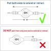 imageCable Matters 2Pack GoldPlated Retractable Aux Cable  25 Feet