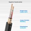 imageCable Matters 2Pack Right Angle XLR Cable Short XLR Microphone Cable  1ft OxygenFree Copper OFC Microphone Right Angle Cord Mic Cord Black10ft