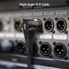 imageCable Matters 2Pack Right Angle XLR Cable Short XLR Microphone Cable  1ft OxygenFree Copper OFC Microphone Right Angle Cord Mic Cord Black6ft
