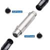 imageCable Matters 2Pack XLR to XLR Gender Changer Adapter  Female to Female