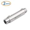 imageCable Matters 2Pack XLR to XLR Gender Changer Adapter  Female to Female