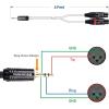 imageCable Matters 35mm 18 Inch TRS to 2 XLR Cable 6 ft Male to Female Aux to Dual XLR Breakout Cable6 ft