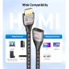 imageCable Matters 48Gbps Ultra HD 8K HDMI Extension Cable  33ft  1m Supports 8K60Hz  4K240Hz with HDR HDMI Male to Female Extender Cable Graphite BlackGraphite Black
