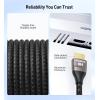 imageCable Matters 48Gbps Ultra HD 8K HDMI Extension Cable  33ft  1m Supports 8K60Hz  4K240Hz with HDR HDMI Male to Female Extender Cable Graphite BlackGraphite Black