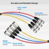 imageCable Matters 4Channel XLR Male to Female Snake CableXLR Snake Cable  10ft Professional Audio Connectivity with Shielding and ColorCoded Channels10 Feet