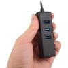 imageCable Matters 4in1 USB Hub with Ethernet Support Gigabit Network USB 30 Hub Ethernet with 101001000Mbps Network 3X 5Gbps USBA Ports in Black