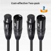 imageCable Matters 5 Pin DMX Cable 3 ft 24 AWG with Braided Shielding for Lighting and Stage Equipment 110  Nominal Impedance6 Feet
