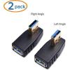 imageCable Matters ComboPack 90 Degree Left and Right Angle USB Adapter Gender Changer