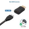 imageCable Matters HDMI to Mini HDMI Adapter Male to Female Black