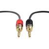 imageCable Matters Heavy Duty 12 AWG Speaker Wire  6ft Single OFC Speaker Cable with Banana Plugs Black6 Feet