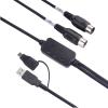 imageCable Matters MIDI to USB Cable  66ft  2m Plug ampamp Play USBCUSB MIDI Cable for Keyboard Synthesizer Drum Machine Control Surface and More Does NOT Support SysEx