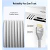 imageCable Matters Premium Braided 48Gbps Ultra HD 8K HDMI Cable 66 ft  2m with 8K60Hz 4K240Hz and HDR Support for PS5 Xbox Series XS RTX3080  3090 RX 68006900 Apple TV and More in BlackGray