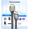 imageCable Matters Premium Braided 48Gbps Ultra HD 8K HDMI Cable 66 ft  2m with 8K60Hz 4K240Hz and HDR Support for PS5 Xbox Series XS RTX3080  3090 RX 68006900 Apple TV and More in BlackBlack