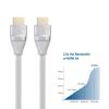 imageCable Matters Premium Braided 48Gbps Ultra HD 8K HDMI Cable 66 ft  2m with 8K60Hz 4K240Hz and HDR Support for PS5 Xbox Series XS RTX3080  3090 RX 68006900 Apple TV and More in BlackGray