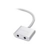 imageCable Matters Premium Braided USB Audio Adapter Sound Card with 35mm Headphone and Microphone Jack for Laptop