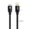 imageCable Matters Premium Certified HDMI Cable 6 ft Premium HDMI Cable with 4K60Hz and HDR Support in Black10 ft