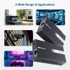imageCable Matters USB Over Ethernet Extender with 2X USBA Ports up to 165ft  Full USB20 Support USB Extender Over Cat6 for Keyboard Mouse Webcam