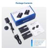 imageCable Matters USB Over Ethernet Extender with 2X USBA Ports up to 165ft  Full USB20 Support USB Extender Over Cat6 for Keyboard Mouse Webcam