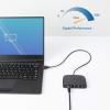 imageCable Matters USB to 4Port Gigabit Ethernet Switch for Network Sharing with TV Laptop Gaming Console USB Ethernet Splitter USBA Network Switch