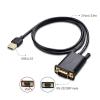 imageCable Matters USB to Serial Adapter Male to Male Cable  3ft RS232 to USB20 USB to DB9 Cable Supports Windows 111087VistaXP macOS 110 or Later Black3 Feet