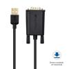 imageCable Matters USB to Serial Adapter Male to Male Cable  3ft RS232 to USB20 USB to DB9 Cable Supports Windows 111087VistaXP macOS 110 or Later Black3 Feet
