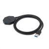 imageCable Matters Ultra Mini 4 Port USB Hub with Long 4 ft Extension Cable Tail USB 30 Hub with Multiple Ports for Up to 5Gbps Data Transfer Rate Black