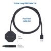 imageCable Matters Ultra Mini 4 Port USB Hub with Long 4 ft Extension Cable Tail USB 30 Hub with Multiple Ports for Up to 5Gbps Data Transfer Rate Black