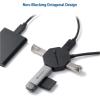 imageCable Matters Ultra Mini 4 Port USB Hub with Long 4 ft Extension Cable Tail USB 30 Hub with Multiple Ports for Up to 5Gbps Data Transfer Rate Black