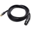 imageCable Matters Unbalanced XLR to RCA CableFemale XLR to Male RCA Audio Cable  6 Feet