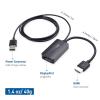 imageCable Matters UniDirectional HDMI to DisplayPort Adapter for Desktop and Laptop Computers HDMI 20 to DisplayPort 12 with 4K 60Hz Video Resolution  Not Compatible with PS5 or Xbox Series XS