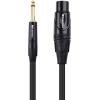 imageCable Matters XLR to 14 TS Microphone Cable 6 ft Unbalanced Female XLR to Male 14 635mm TS Cable3 ft