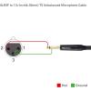 imageCable Matters XLR to 14 TS Microphone Cable 6 ft Unbalanced Female XLR to Male 14 635mm TS Cable6 ft