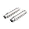 imageCable Matters 2Pack XLR to XLR Gender Changer Adapter  Female to Female