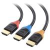imageCable Matters 3Pack High Speed HDMI Cable 6 ft with 4K 60Hz 2K 144Hz FreeSync GSYNC and HDR Support for Gaming Monitor PC Apple TV and More10 Feet