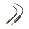imageCable Matters 635mm to 35mm Headphone Adapter Cable 1 ft 14 Male to 18 Female 35mm to 14 Adapter AMP to Headphone Converter Cable in Black6 ft