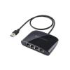 imageCable Matters USB to 4Port Gigabit Ethernet Switch for Network Sharing with TV Laptop Gaming Console USB Ethernet Splitter USBA Network Switch
