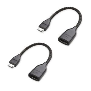 imageCable Matters 2Pack 8K60Hz  4K240Hz Mini HDMI to HDMI Adapter  6 Inches with HDR Support for Raspberry Pi Zero and More