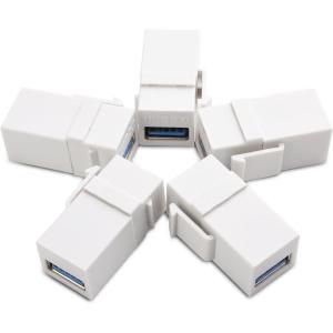imageCable Matters 5Pack USB 30 Keystone Jack Inserts Gender Changer