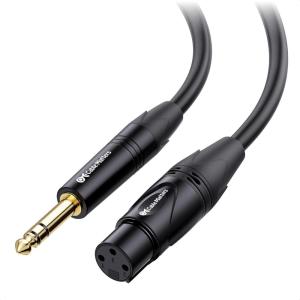 imageCable Matters 635mm 14 Inch TRS to XLR Cable  6ft Male to Female XLR to 14 Cable6 ft