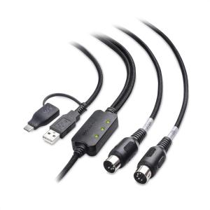 imageCable Matters MIDI to USB Cable  66ft  2m Plug ampamp Play USBCUSB MIDI Cable for Keyboard Synthesizer Drum Machine Control Surface and More Does NOT Support SysEx