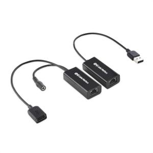 imageCable Matters USB Over Ethernet Extender with Power Adapter up to 150 ft  Full USB 20 Support for Keyboard Mouse Webcam and More