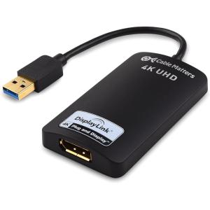 imageCable Matters USB to 4K DisplayPort Adapter USB 30 to DisplayPort USB3 to DP Adapter for Windows