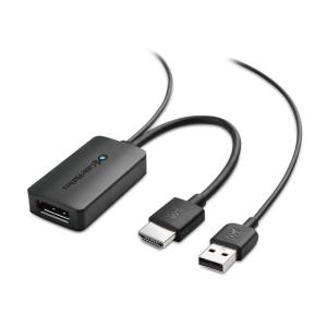 imageCable Matters UniDirectional HDMI to DisplayPort Adapter for Desktop and Laptop Computers HDMI 20 to DisplayPort 12 with 4K 60Hz Video Resolution  Not Compatible with PS5 or Xbox Series XS
