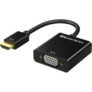 imageCable Matters Unidirectional HDMI to VGA Adapter VGA to HDMI Converter BlackBlack